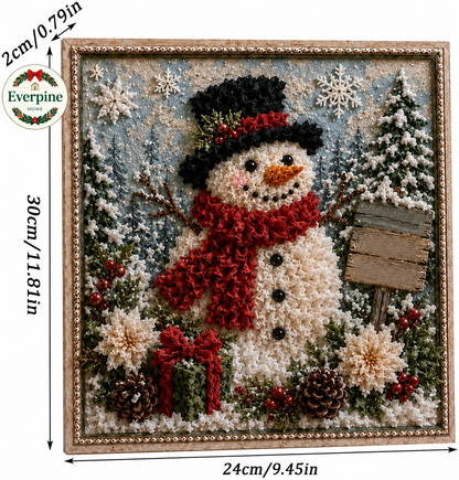 3D Christmas Fabric Poke Art Kit