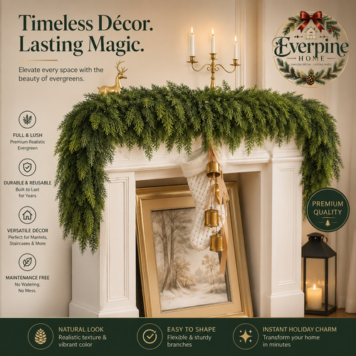 6 FT Artificial Cedar Garlands